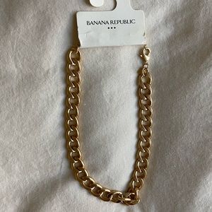 NWT Banana Republic Thick Curb Chain Necklace